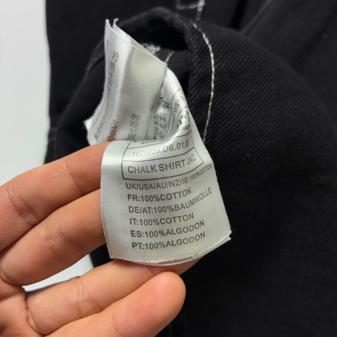 Carhartt  칼하트 WIP 초크 블랙 스티치 셔츠  상품이미지7