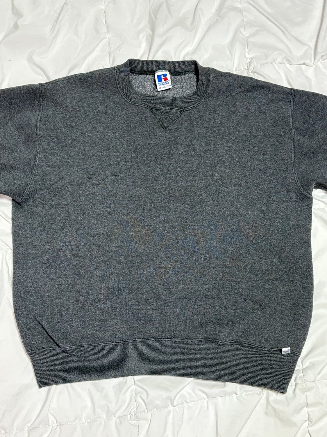 [L] USA 러셀 빈티지 스웻 맨투맨 90s 그레이 상품이미지1