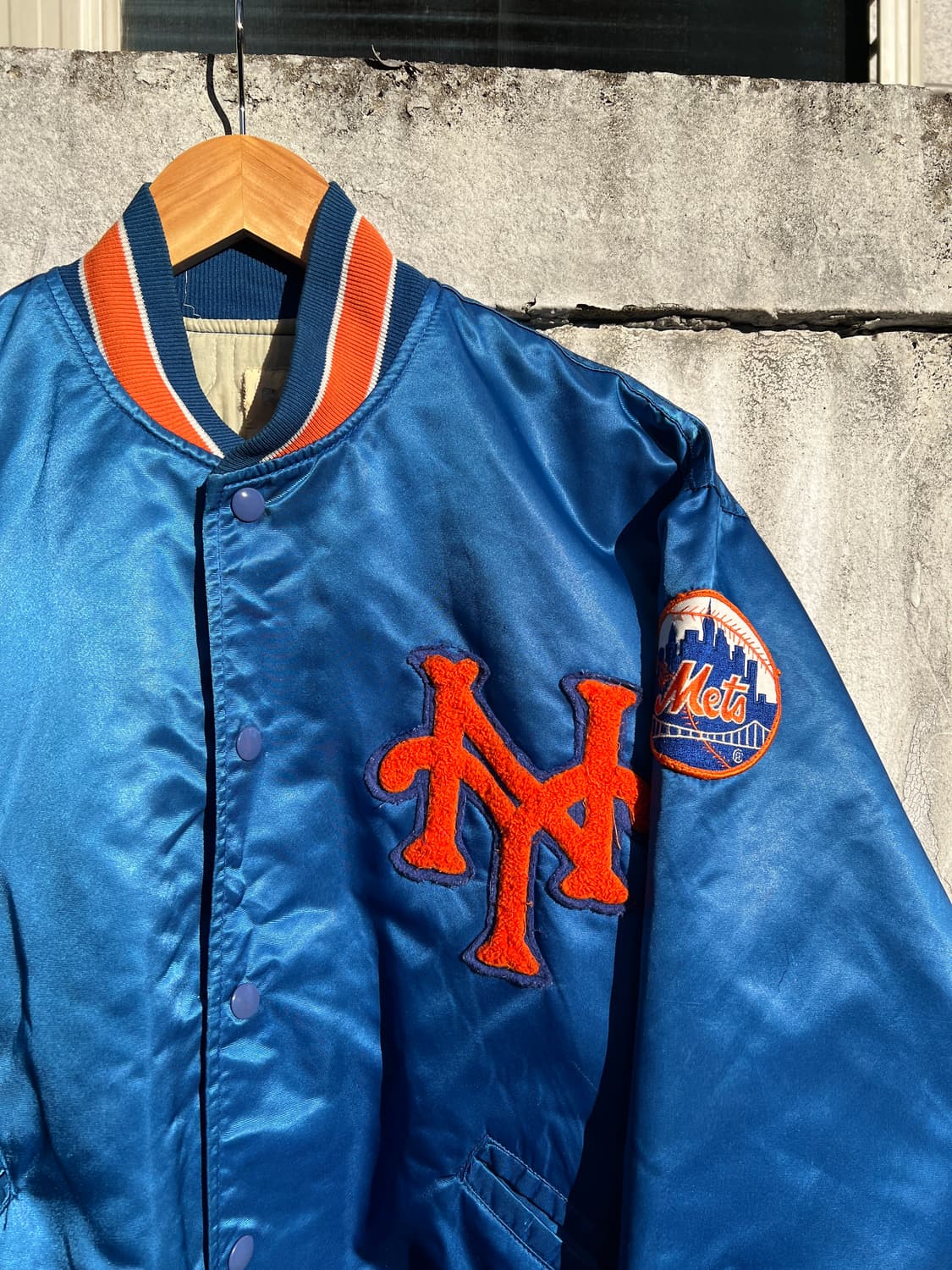 Vintage 80’s Newyork Mets 샤틴 자켓 상품이미지2