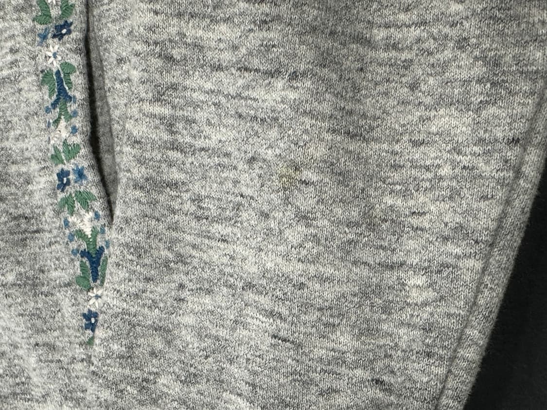 히스테릭 글래머 퍽베어 플라워 자수 후드 상품이미지3