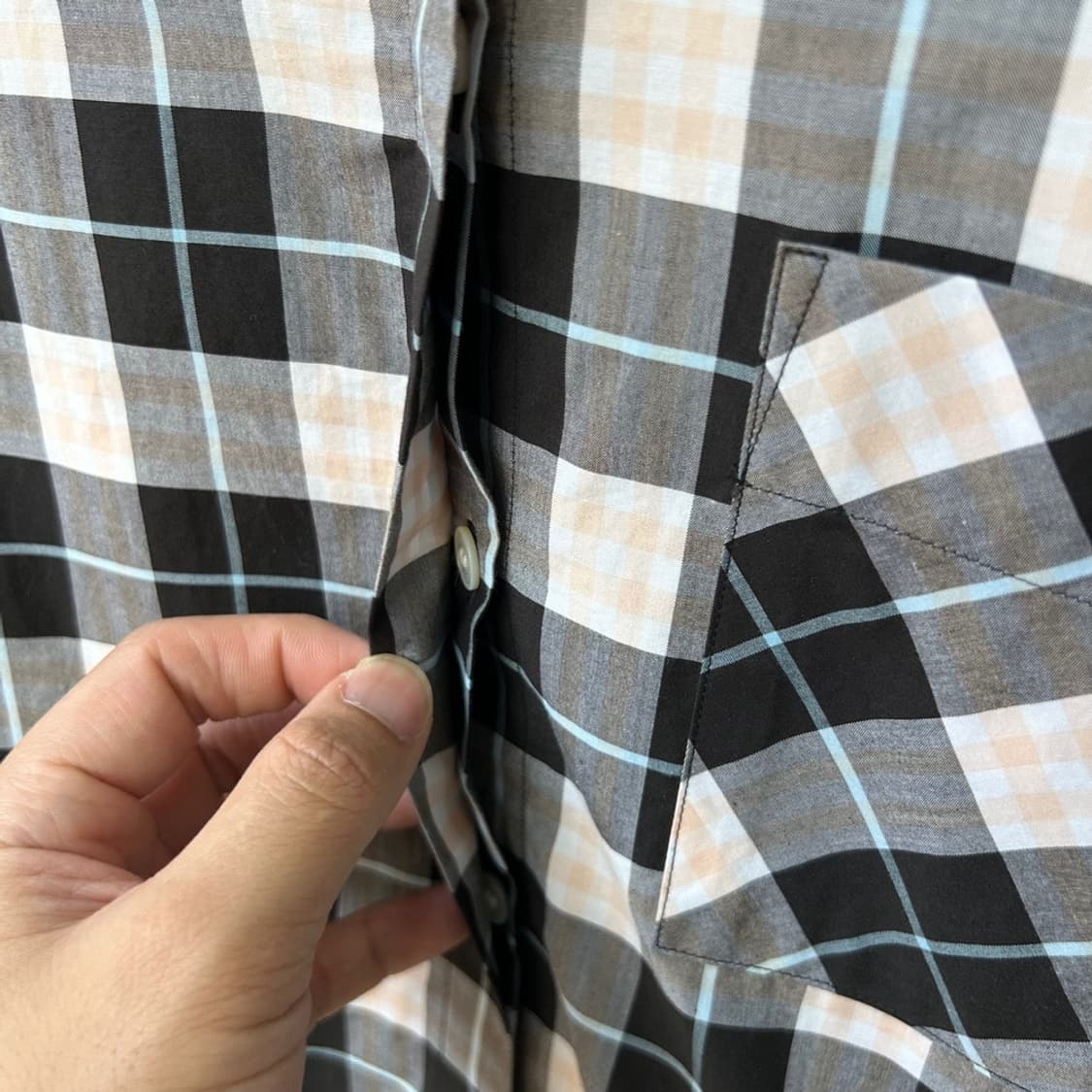 14759 - 버버리 체크 셔츠 상품이미지4