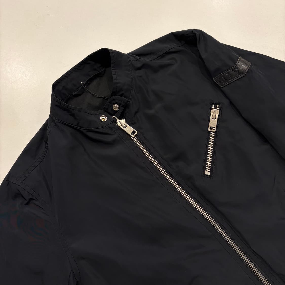 [L] 디젤 블랙 패치 메카닉 바이커 자켓 B545 상품이미지4