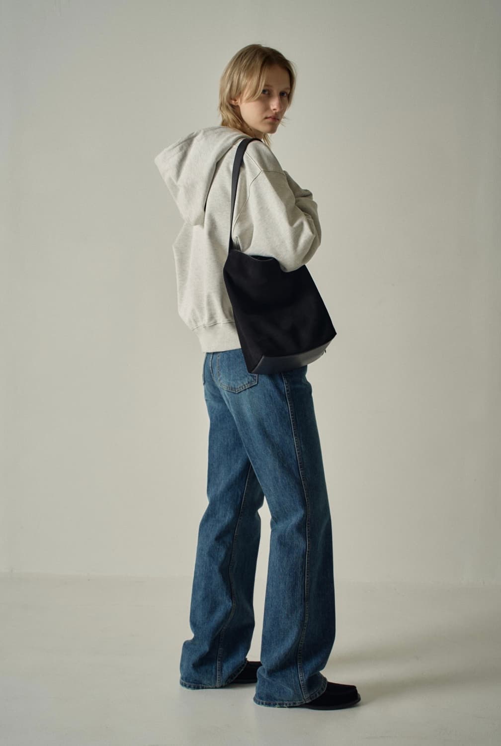 파사드패턴 부츠컷데님 빈티지워싱 상품이미지2