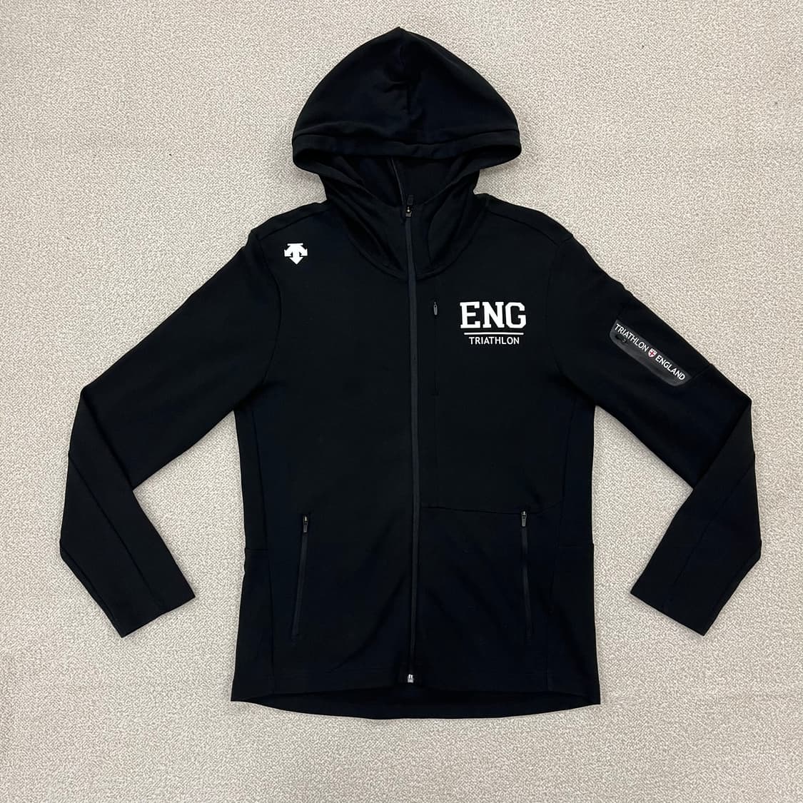 [L] 데상트 잉글랜드 트라이애슬론팀 그래픽 후드집업 자켓 3941 상품이미지2