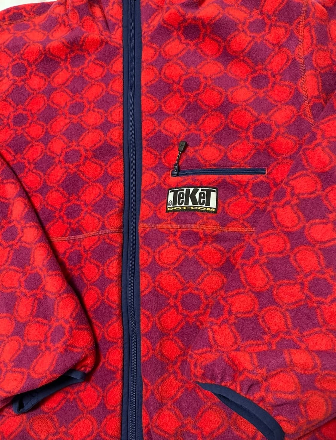 테켓 Teket 위켄드 리버시블 플리스 레드 상품이미지1