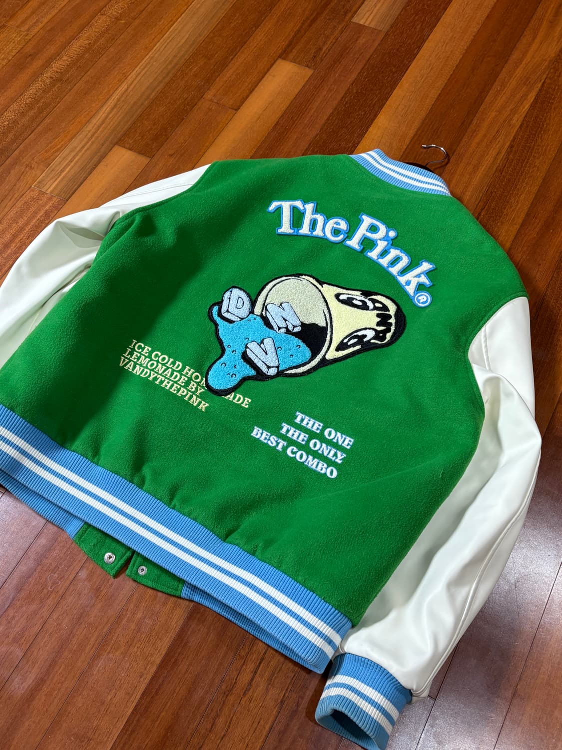 반디더핑크 바시티 자켓 레모네이드 자켓 상품이미지3