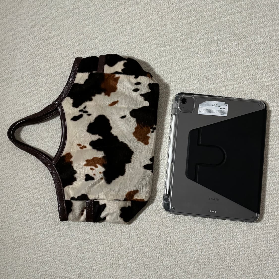 빈티지 갸루 y2k 카우 패턴 숄더백 상품이미지7