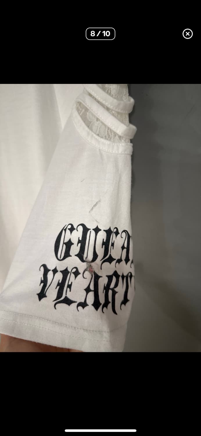 Dig deep wings detail off-shoulder top 상품이미지3