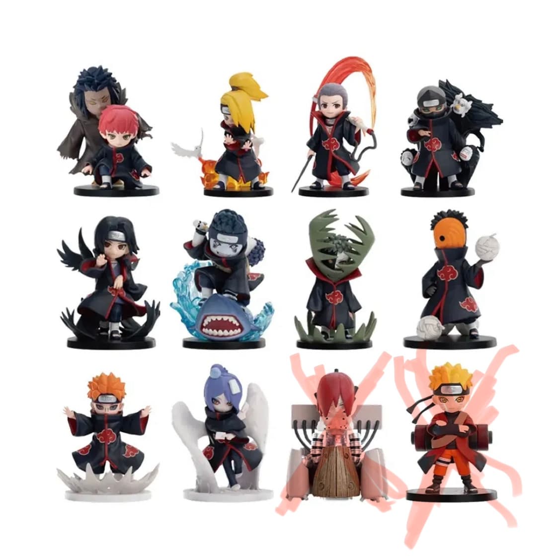 팝마트 나루토 아카츠키 미개봉 풀셋 상품이미지2