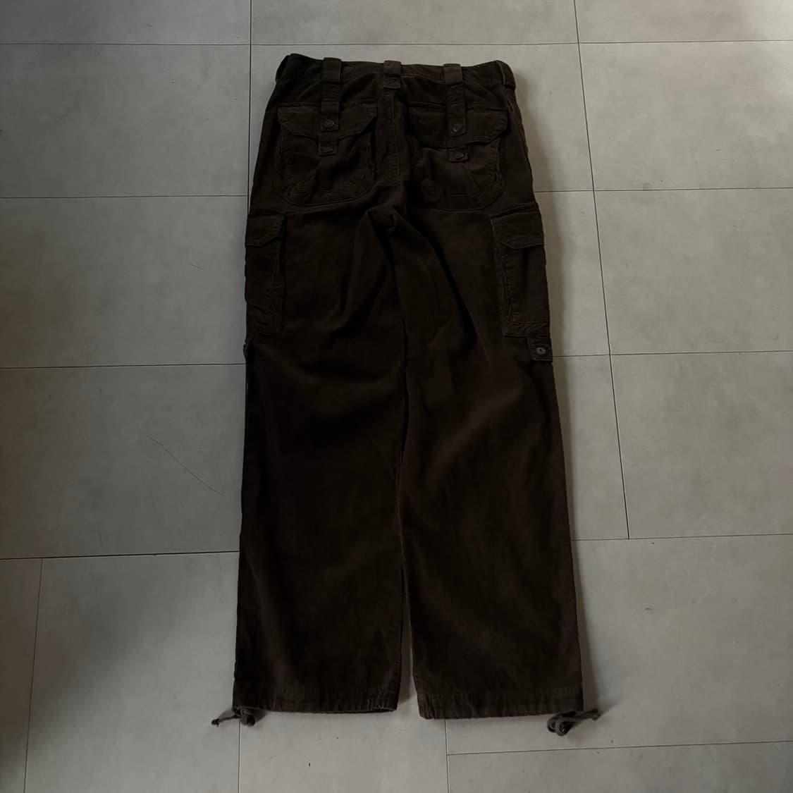 브라운 코듀로이 카고팬츠 상품이미지7