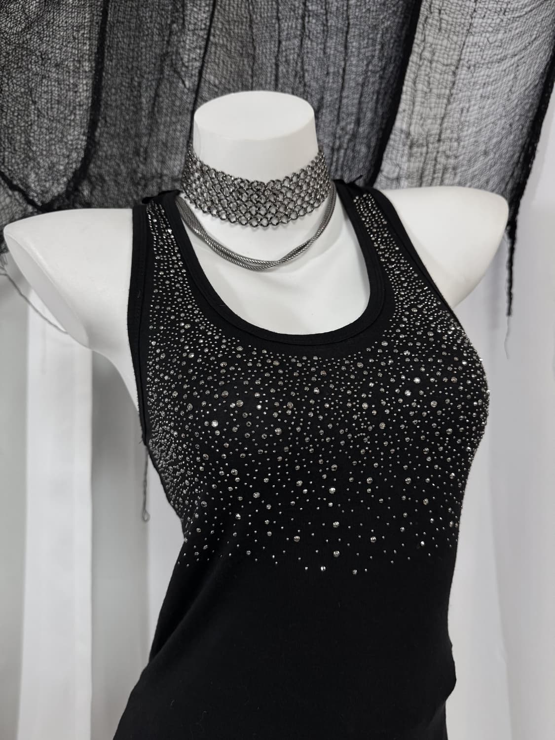 cubic lace sleeveless 상품이미지2
