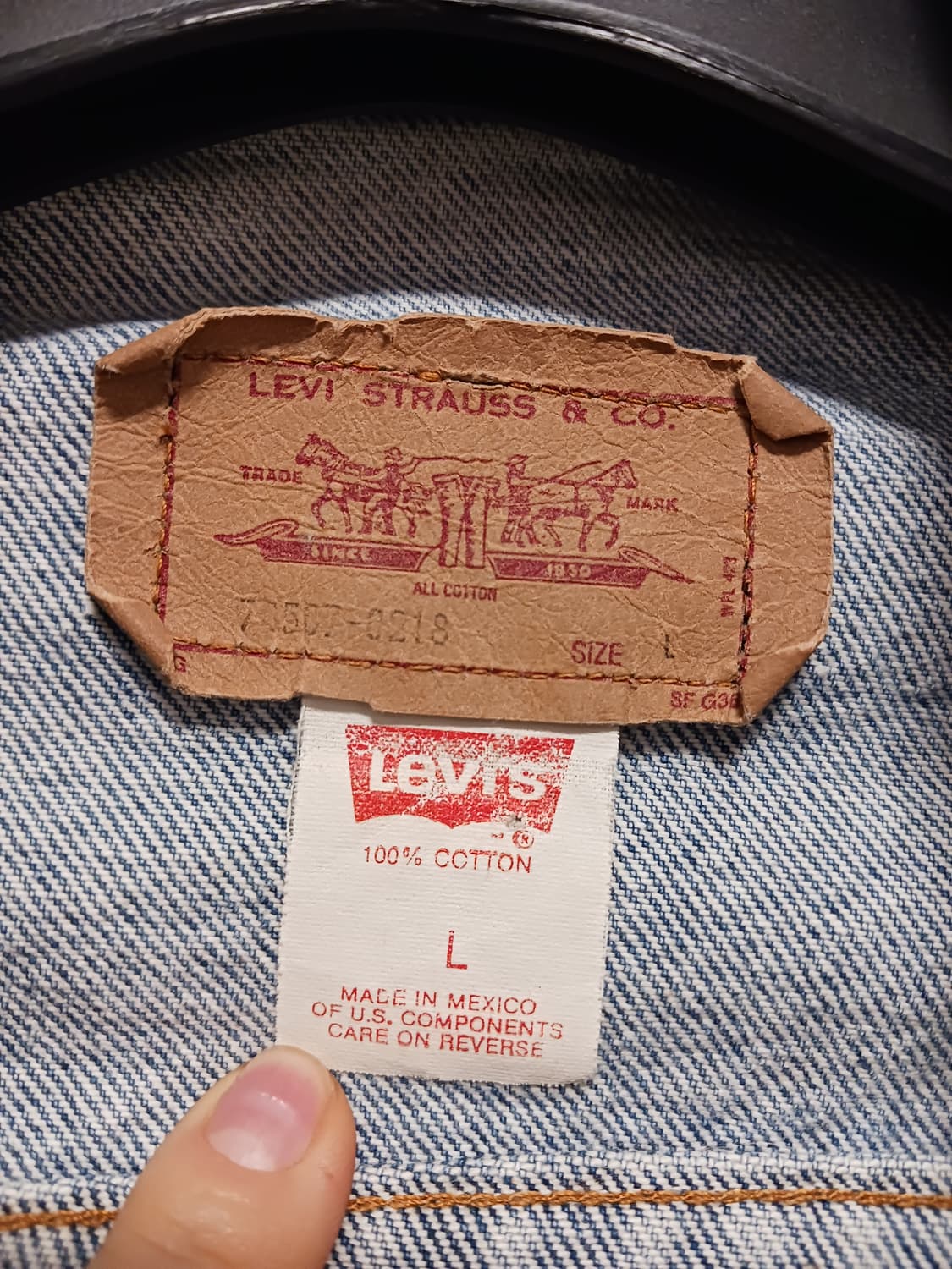 리바이스 90~00S 트러커데님자켓 희귀인기 70507 상품이미지2