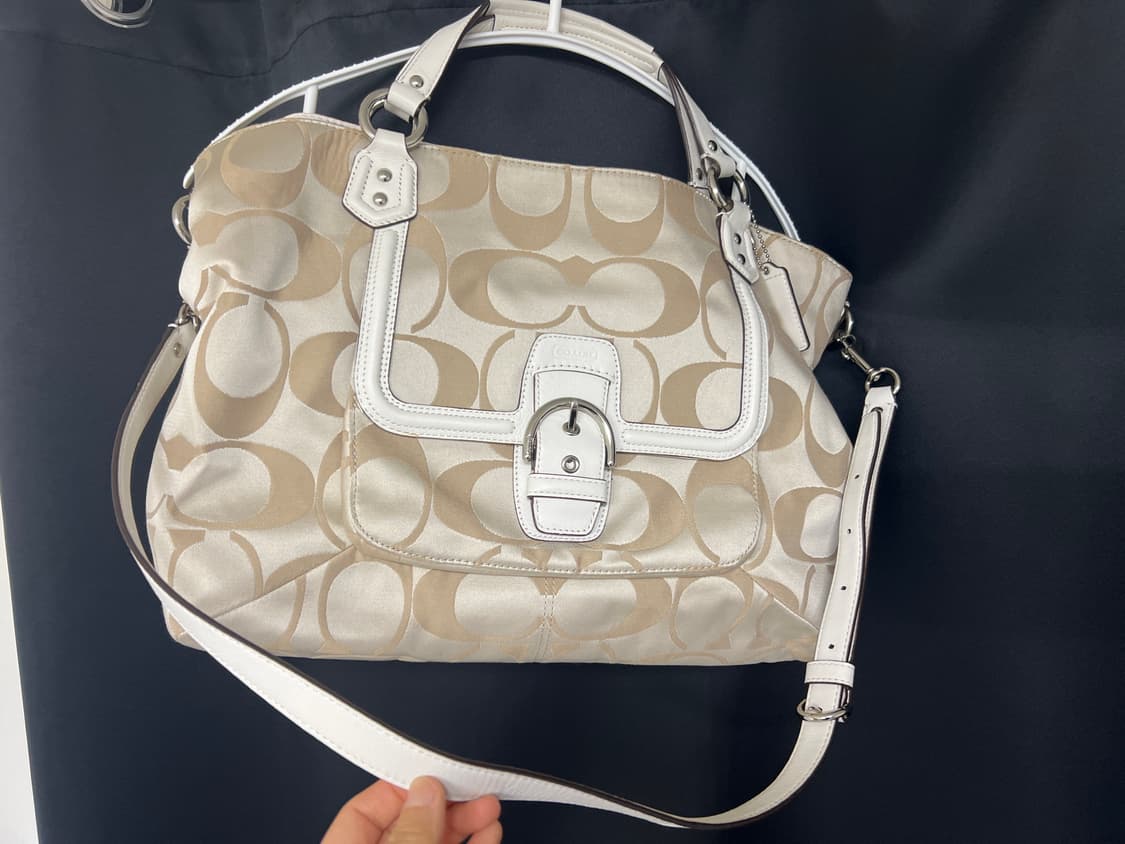 코치 시그니처 2way 숄더백 아이보리 상품이미지1