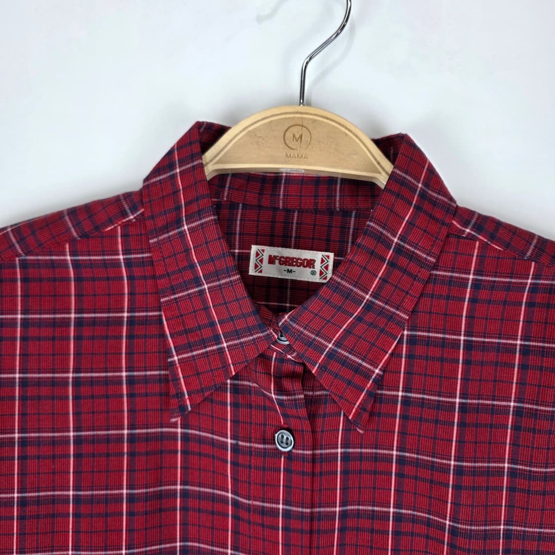 McGREGOR 레드체크 남방 상품이미지2