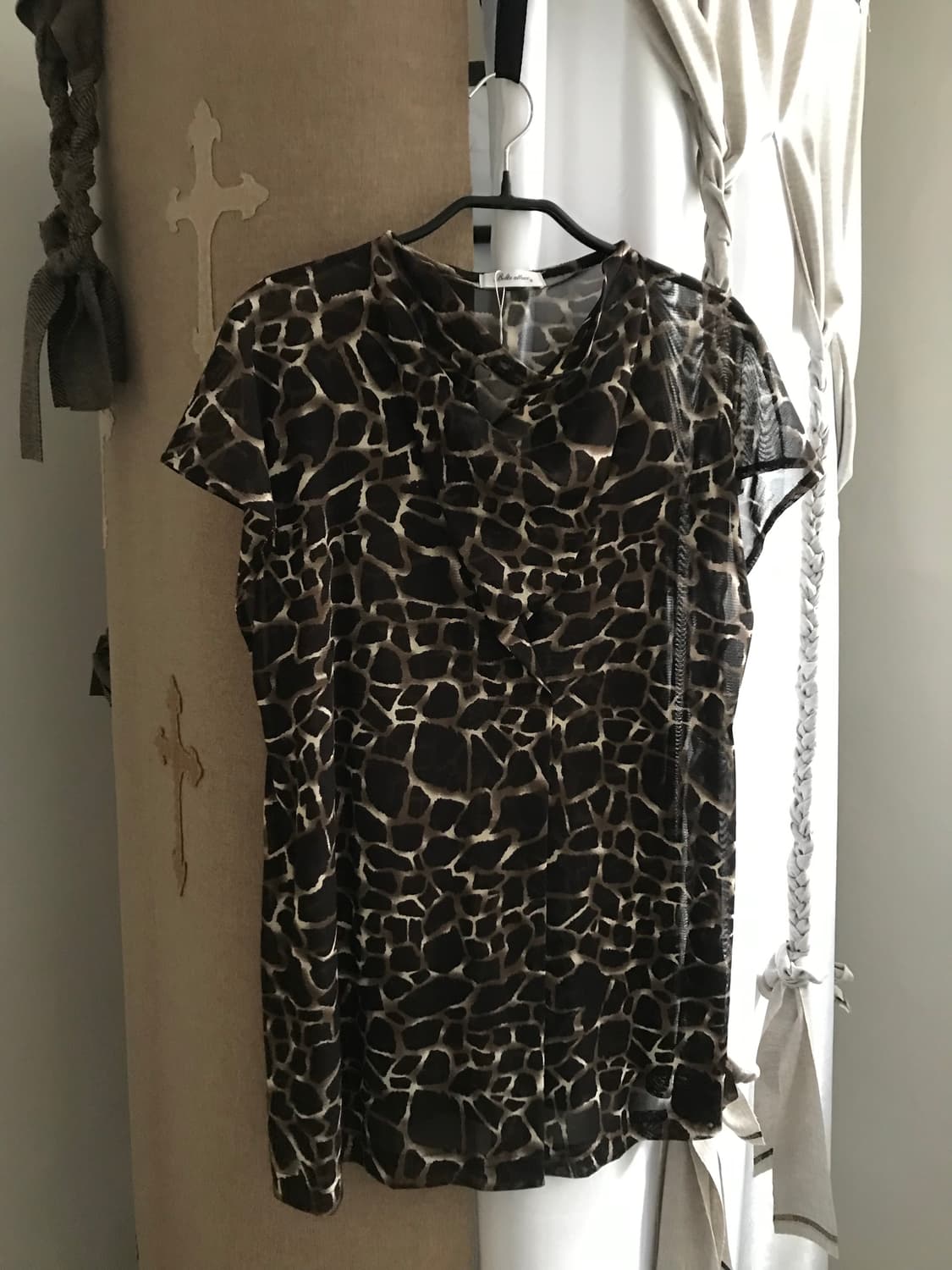 vintage mash pattern top 상품이미지5