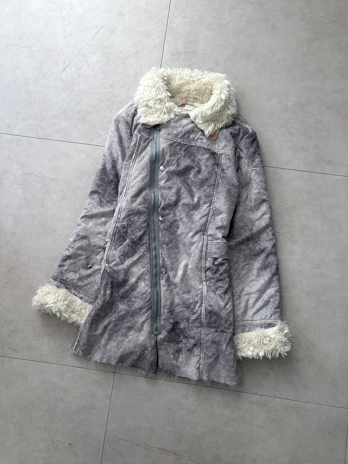 디젤 Y2k 퍼 코트 상품이미지2