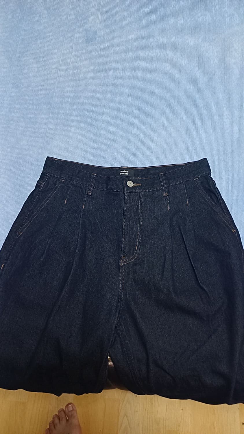 무신사 와이드청바지 32인치 기장99 상품이미지2