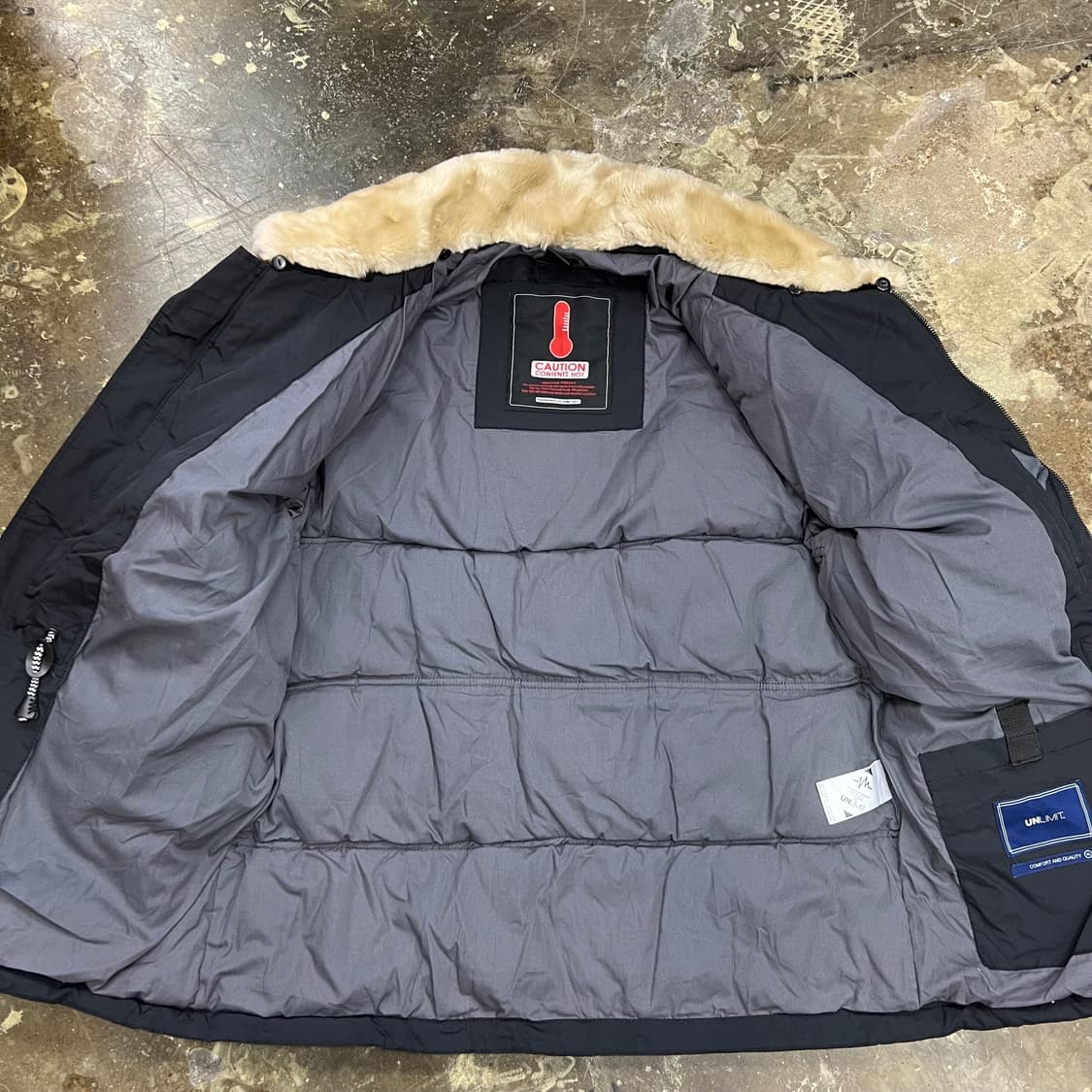 XL) 언리밋 카라퍼 패딩자켓 점퍼 상품이미지5