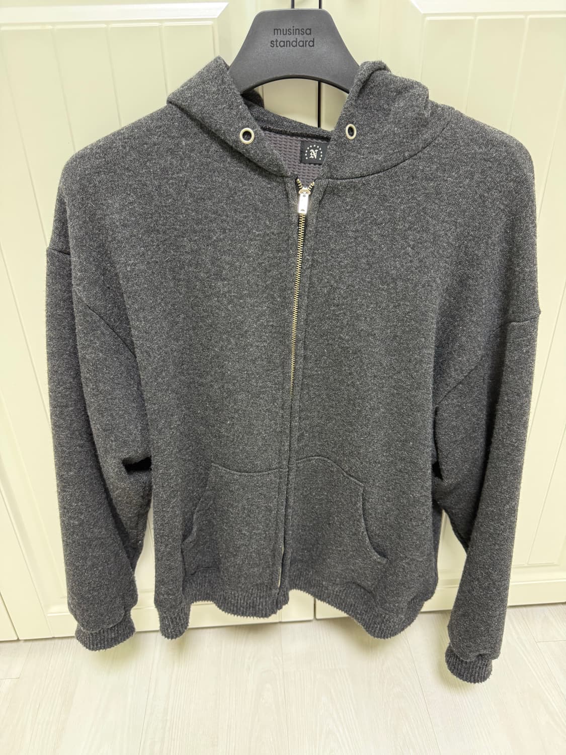 너티새비지 WOOLLY KNIT ZIP HOODIE 상품이미지1