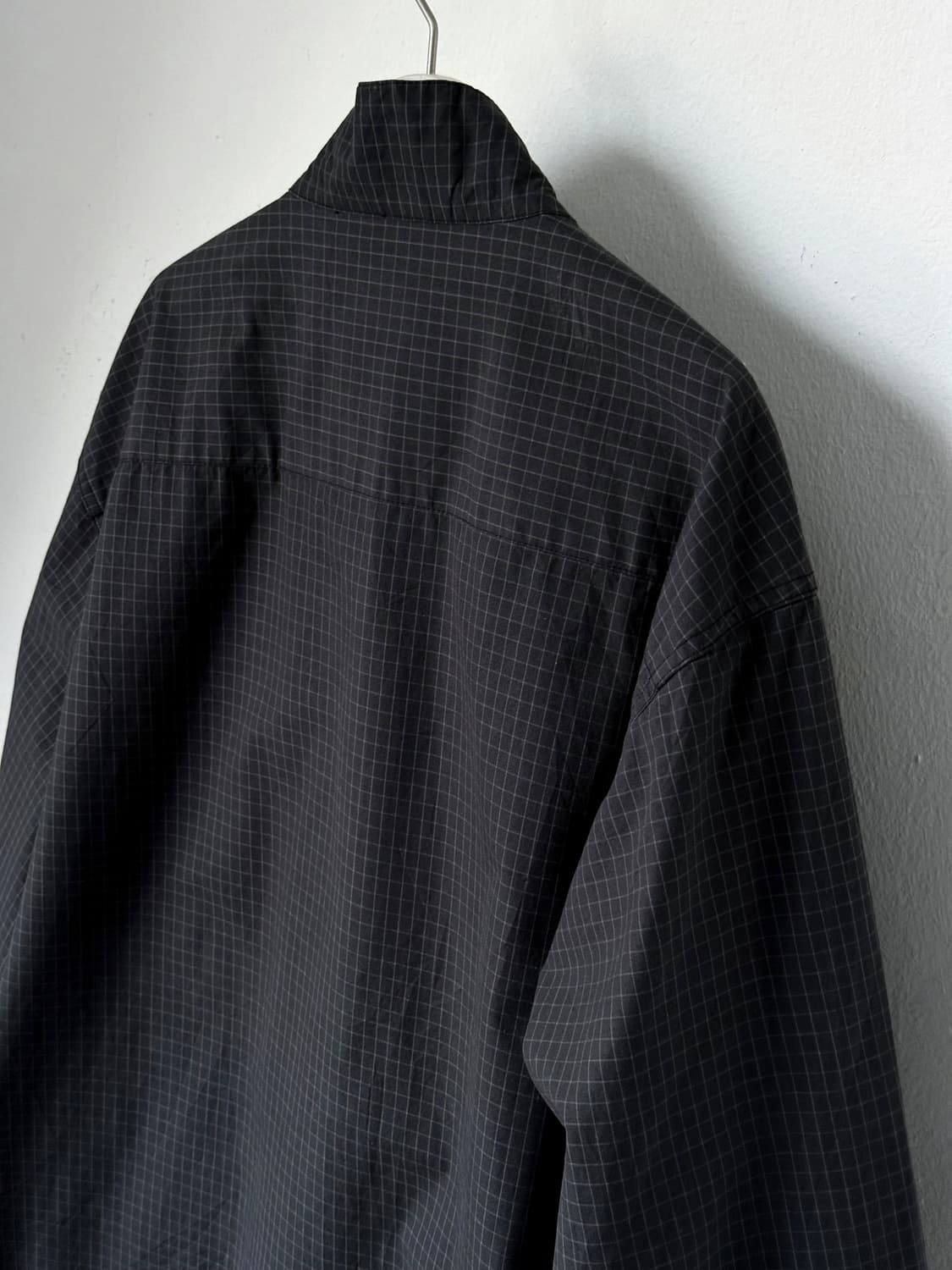 Washed cotton graph design zip jacket 상품이미지6