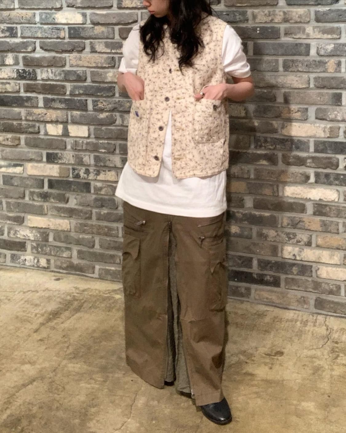 캐피탈 코튼 플라워 패턴 베스트 상품이미지5