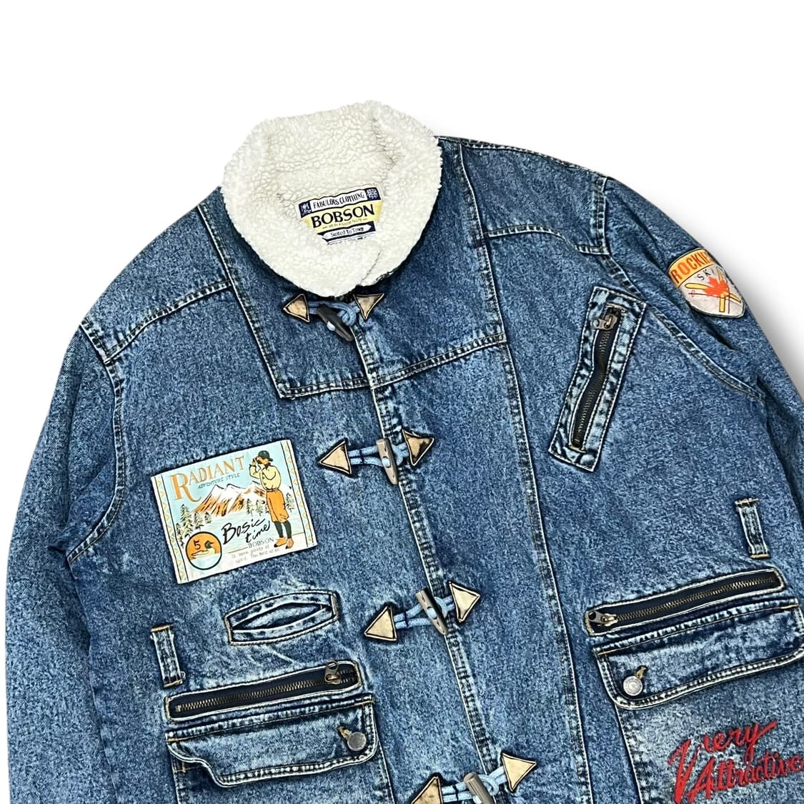 밥슨 셰르파 데님 더플코트 s08671 상품이미지4