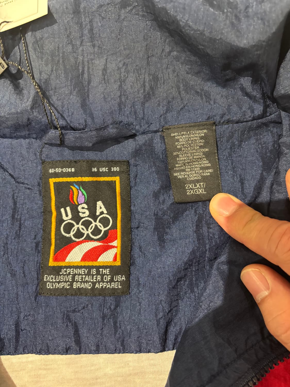 90‘s USA 올림픽 올드스쿨 바람막이   상품이미지9