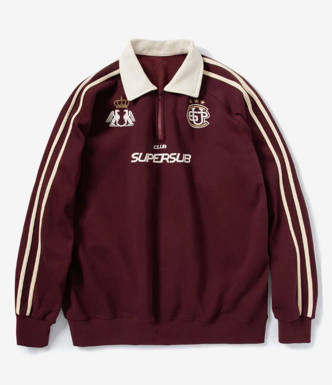 클럽 레플리카 스웻셔츠 [버건디] 판매합니다 상품이미지1