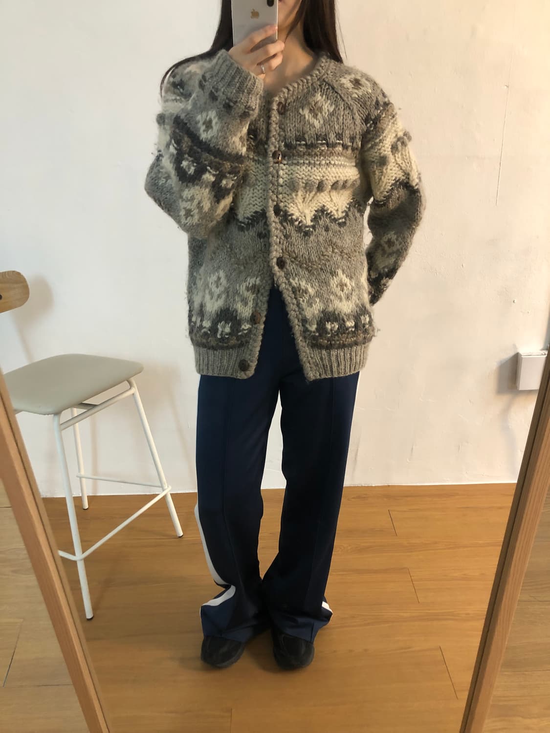 빈티지 노르딕 핸드 스웨터 상품이미지4