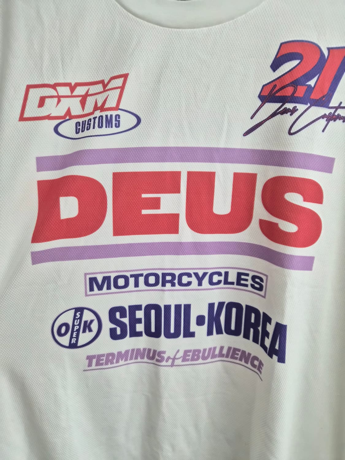 XXL) DEUS 데우스 서울한정 모터 져지 팝니다 상품이미지3