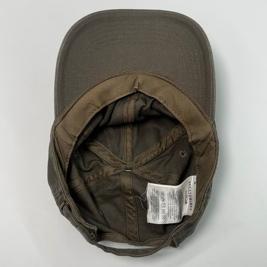 NEWYORKER 그래픽 자수 캡 올리브 상품이미지7