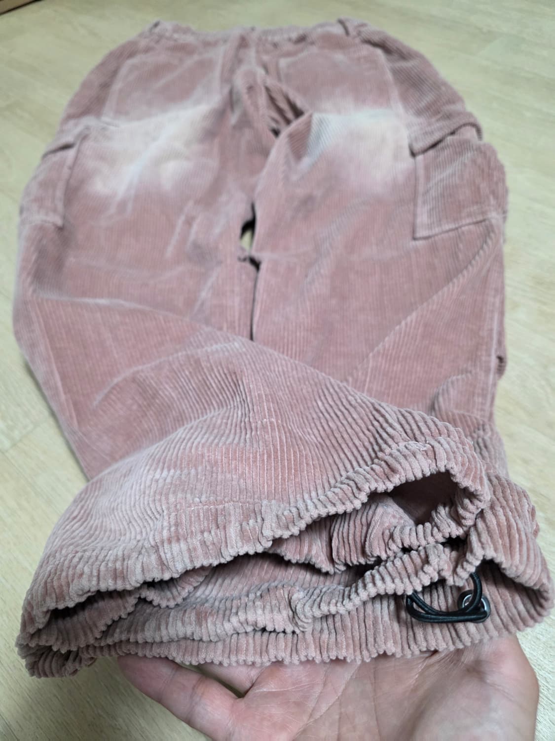 엑스톤즈 코듀로이 카고 파라슈트 팬츠 M 상품이미지5