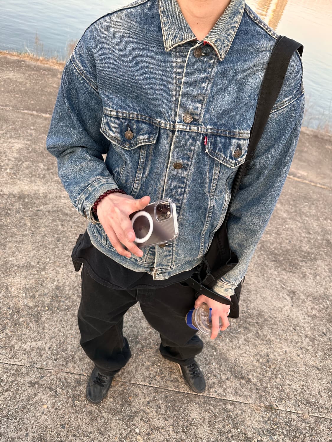 80s Levi’s usa 버팔로 라인드 데님 자켓 3세대 상품이미지2