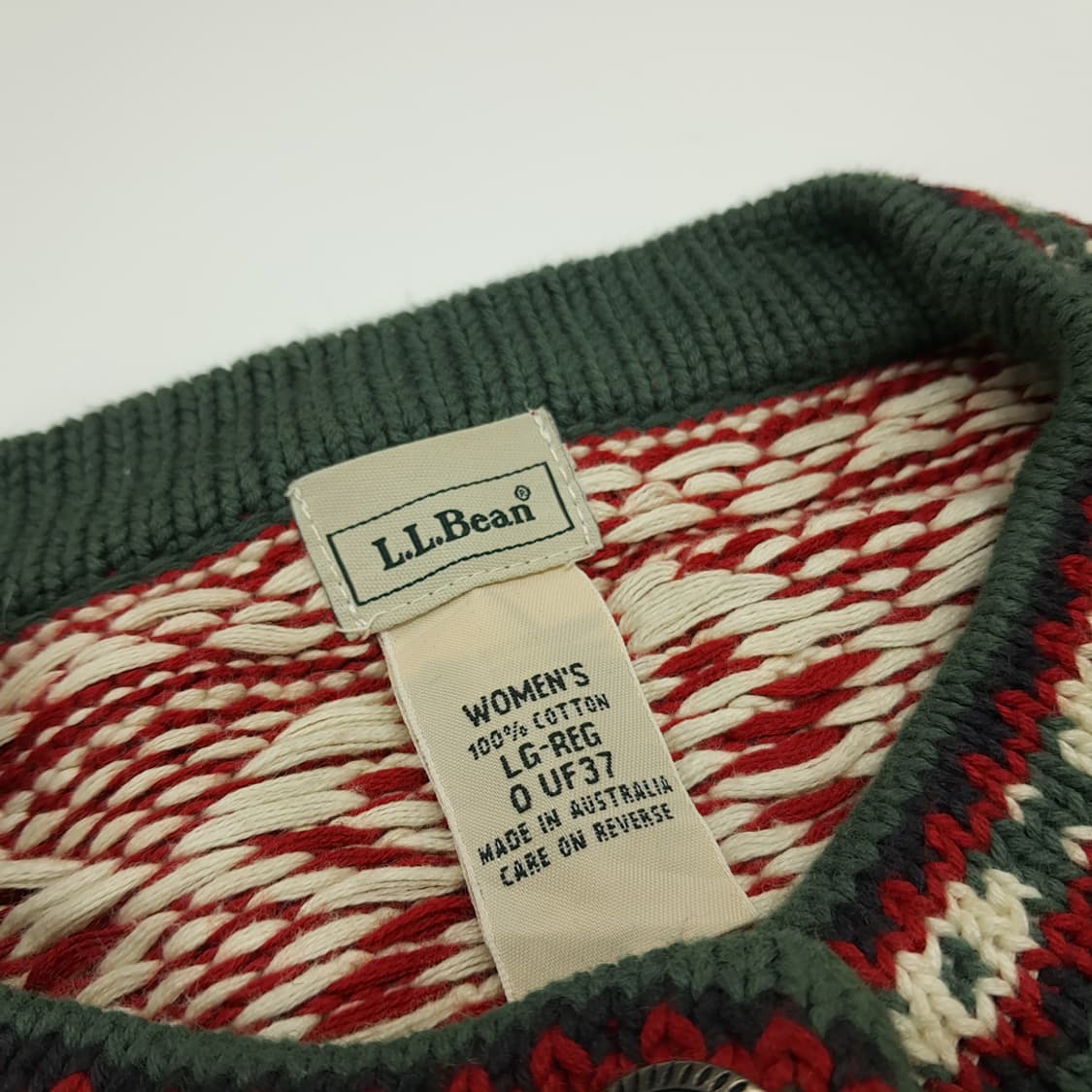 CN896 L 엘엘빈 크리스마스 노르딕 긴팔 니트 스웨터 상품이미지4