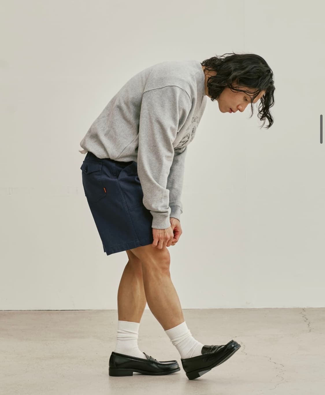 (새상품) 유니버셜 오버롤 - HERRINGBONE SHORTS 상품이미지9