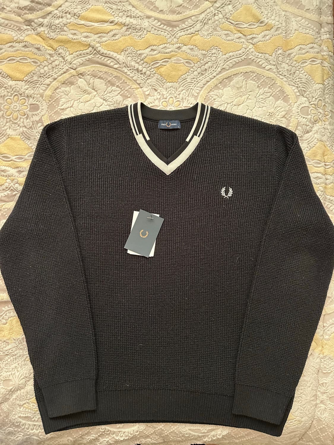 [xl] 프레드페리 브이넥(v넥) 니트 상품이미지1