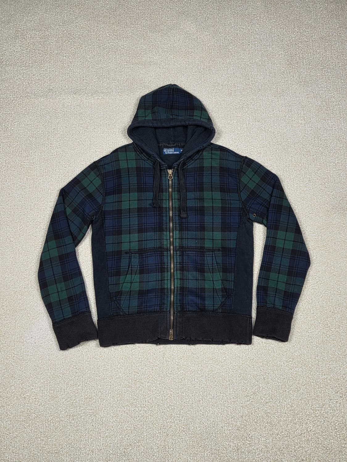[폴로 랄프로렌] 블랙와치 타탄 체크 후드 집업 | 00264 상품이미지1