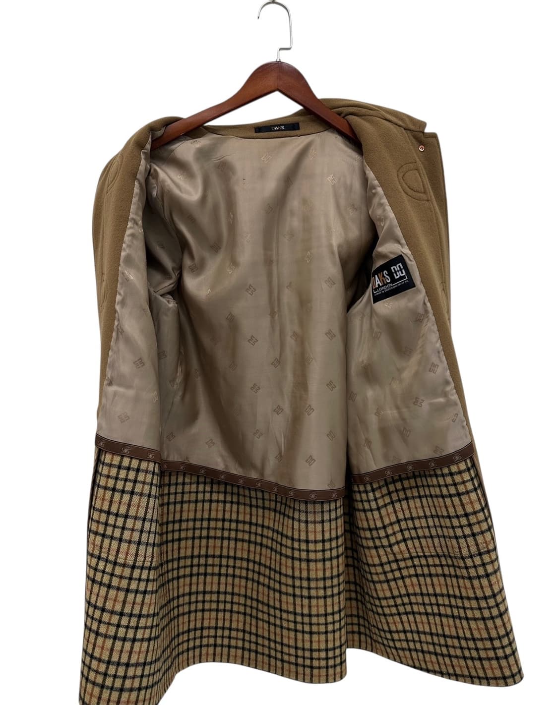 닥스 핸드메이드 울 떡볶이 더플코트 브라운 (L) 상품이미지9