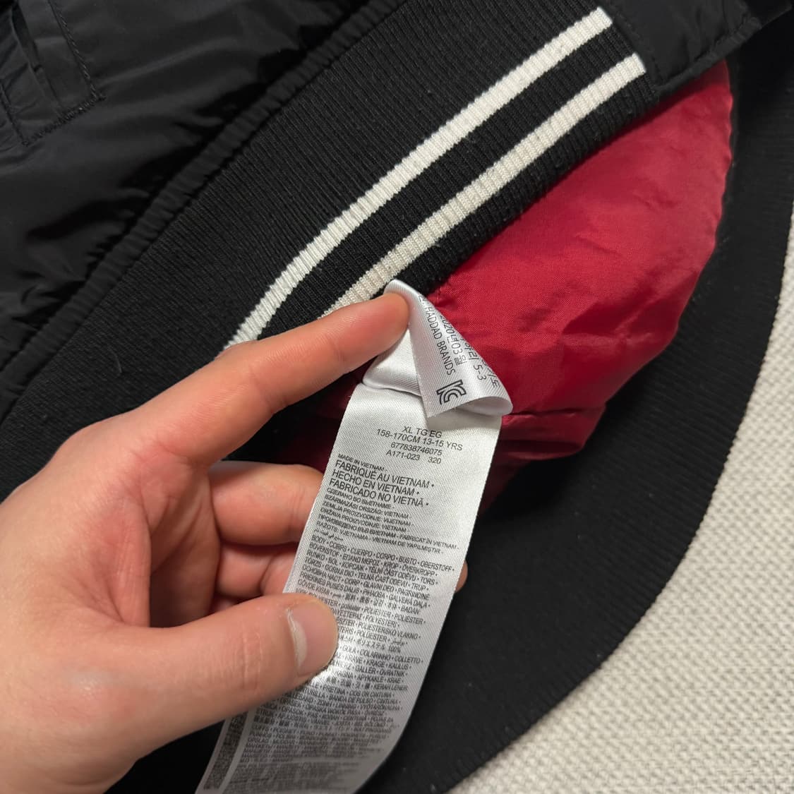 나이키 에어 조던 빅로고 바시티 자켓 상품이미지5