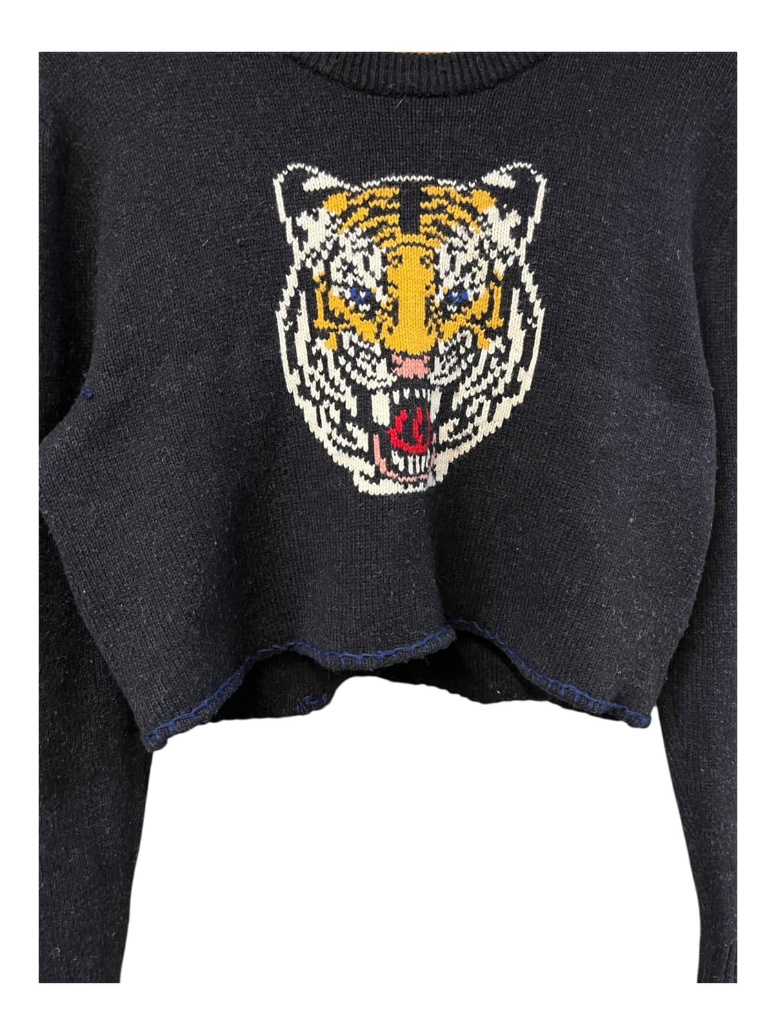 갭 크롭 니트 차콜 XS #csz2047 상품이미지7