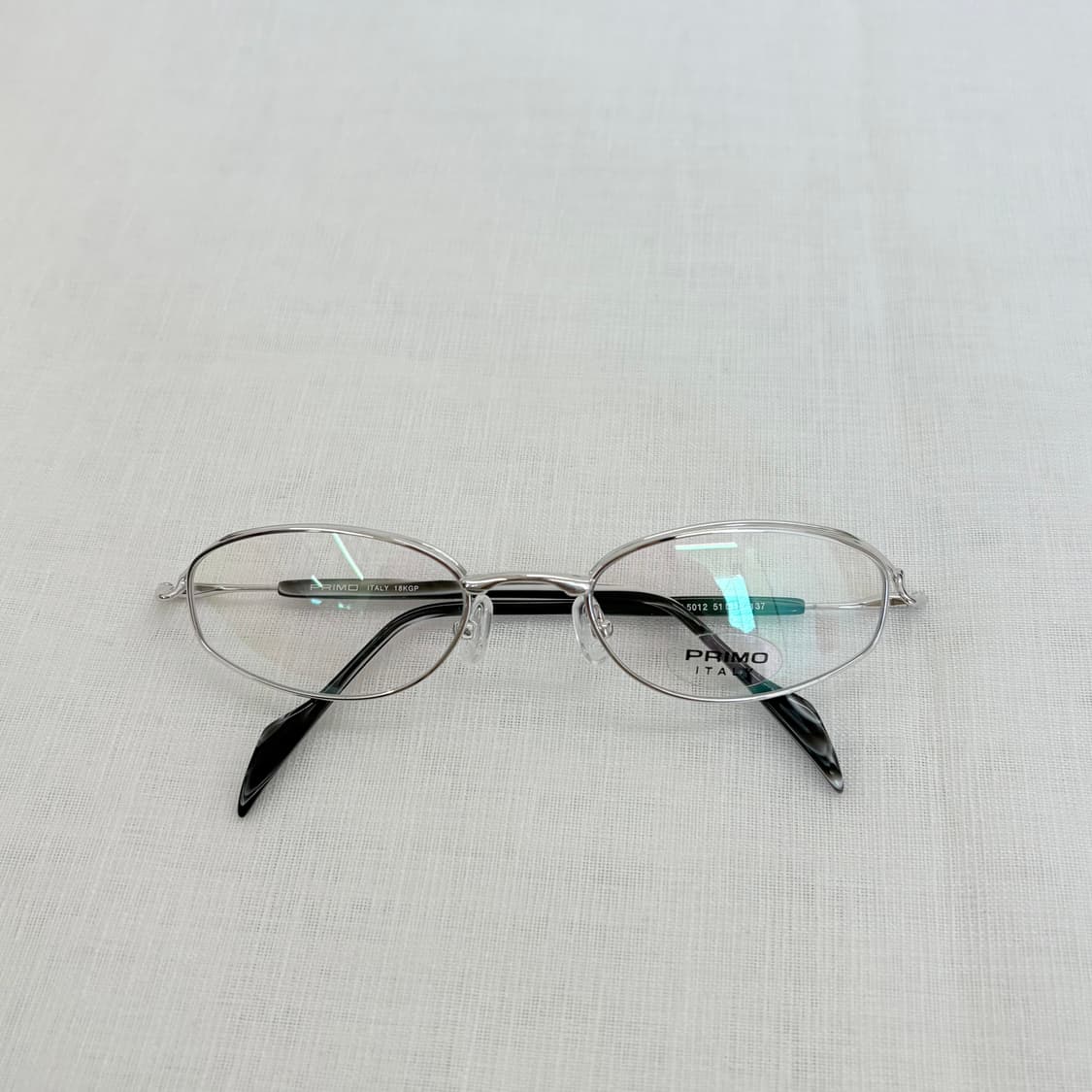 PRIMO 실버 오벌 빈티지 안경 상품이미지6