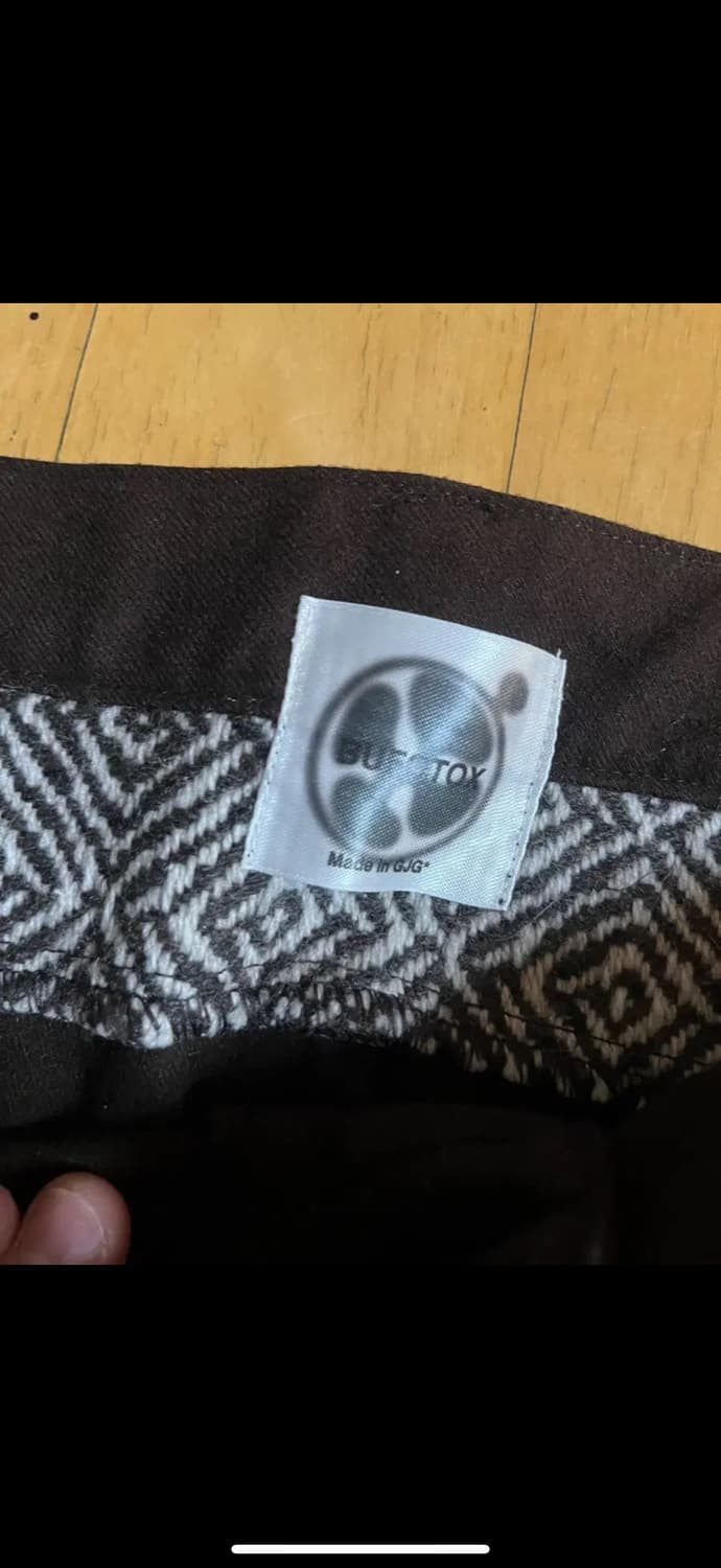 Bufotox 사이드 버튼 포인트 팬츠 브라운 M 상품이미지3