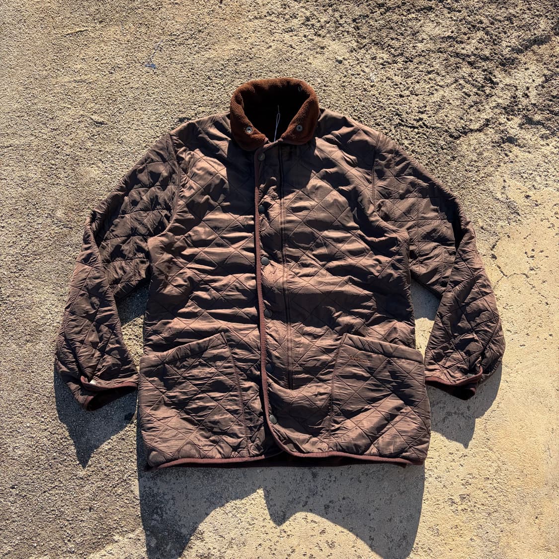 바버 빈티지 퀄티드 자켓 M 상품이미지1