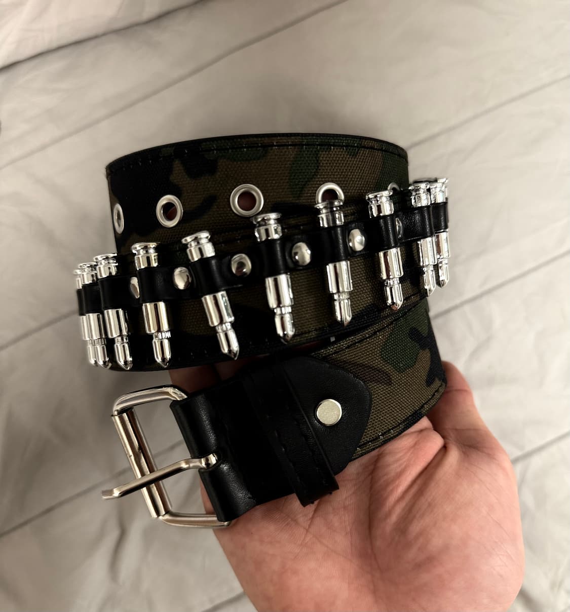 빈티지 카모 벨트 상품이미지1