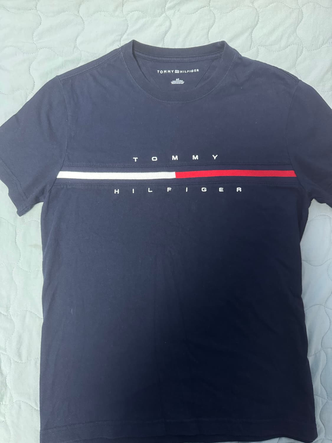 Tommy Hilfiger 타미힐피거 네이비 빈티지 티셔츠 S 상품이미지1