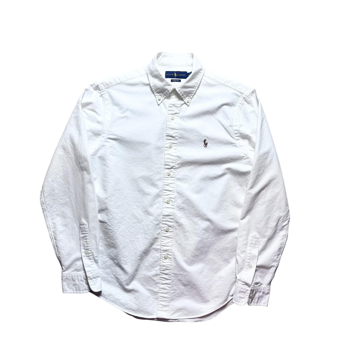 폴로 옥스퍼드면 화이트 셔츠 상품이미지1