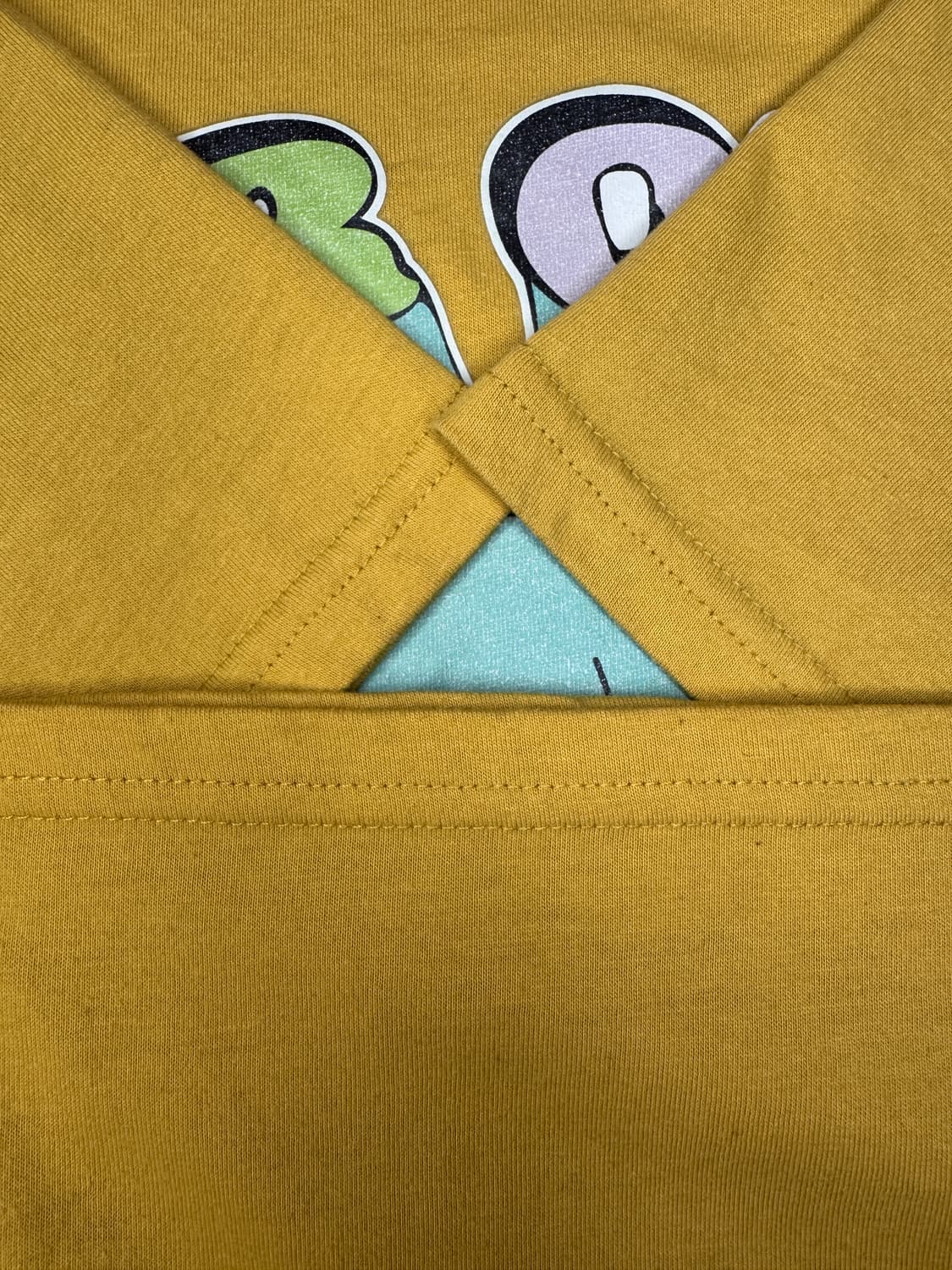 빈티지 에일리언 FAR OUT 포인트 머스타드 티셔츠 M 상품이미지6