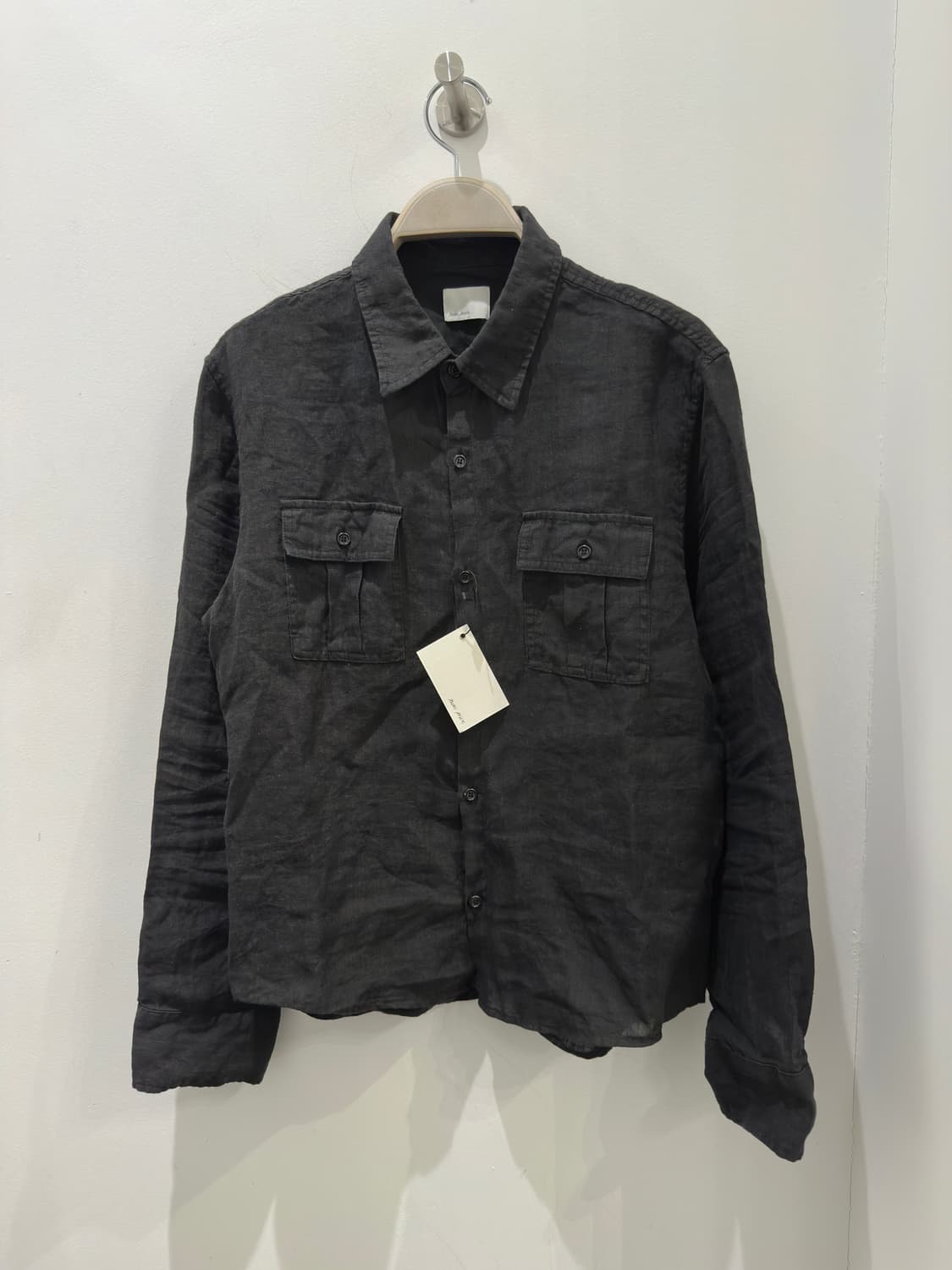 모노프리베 Textured Linen Work Shirt 2 상품이미지1