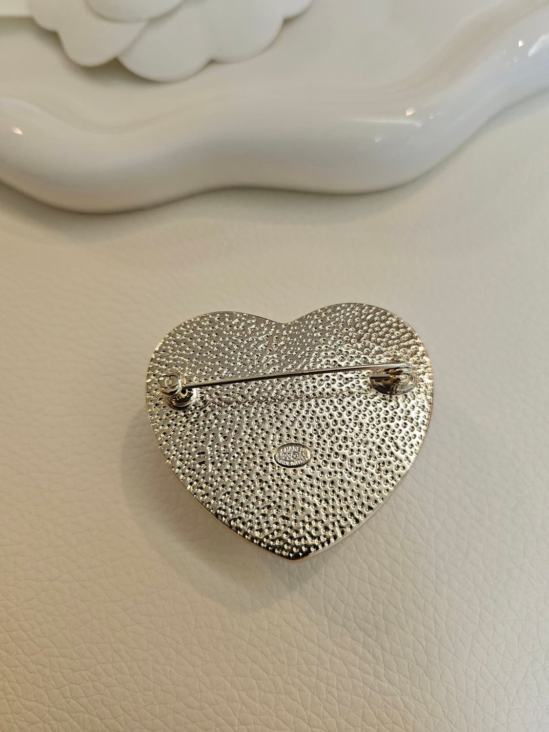 샤넬 진주하트 CC로고 브로치 업사이클링 상품이미지7