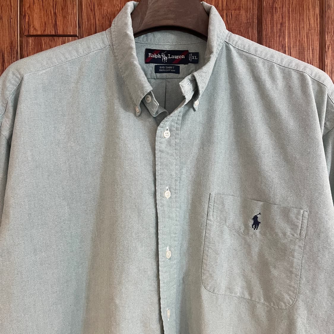 폴로 BIG SHIRT 그린컬러 셔츠 상품이미지4